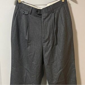 J.Crew | Dbl Pleated Wool Flannel Trouser